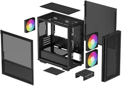 Корпус Deepcool CH360 R-CH360-BKAPE3-G-1
 