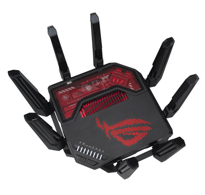 Роутер ASUS GT-BE19000//802.11 a/b/g/n/ac/ax/be, 2,4 + 6 gGz, black