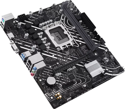 Материнская плата ASUS PRIME H610M-K, LGA1700, H610, 2*DDR5, 4*SATA, 1*M.2, 2*USB 3.2, 4*USB 2.0, 1*PCIx16, 1*PCIx1, HDMI+VGA, mATX; 90MB1GA0-M0EAY0