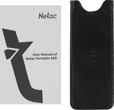 Накопитель SSD Netac USB-C 1Tb NT01ZSLIM-001T-32BK Z Slim 1.8" черный