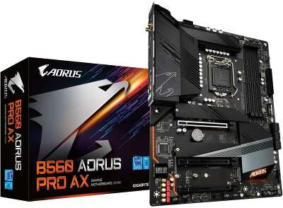 Материнская плата ATX LGA1200 GIGABYTE B560 AORUS PRO AX