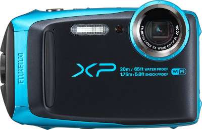 Цифровая фотокамера FujiFilm FinePix XP120 Sky Blue, влагозащищённая