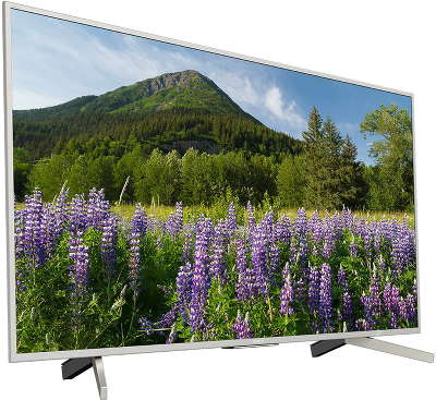 ЖК телевизор Sony 55"/139см KD-55XF7077 LED 4K Ultra HD, серебристый