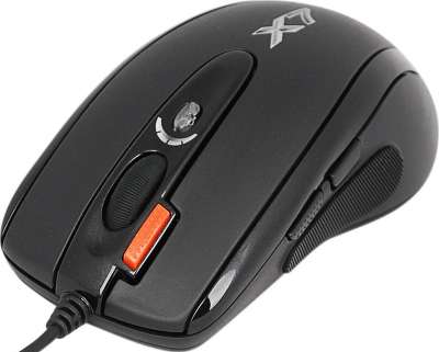 Мышь A4Tech XL-750BK USB 3600dpi (оптическая, черная, 6 кнопок)