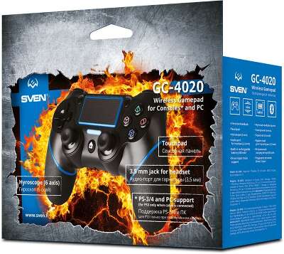 Геймпад Sven GC-4020, беспроводной, черный