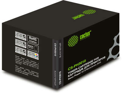 Картридж лазерный Cactus CS-PH3010 106R02181 черный (1000стр.) для Xerox Phaser 3010/WorkCentre 3045