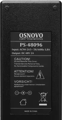 Блок питания AC/DC Osnovo PS-48096 48В 96Вт