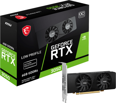 MSI GeForce RTX 3050 LP GeForce RTX 3050 LP 6G OC