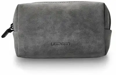 Сумка UGREEN LP285 (80520) Electronics Accessories Storage Bag with Lanyard для хранения аксессуаров для электроники со шнурком. Цвет: серый