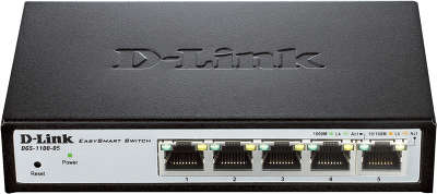 Коммутатор D-Link DGS-1100-05 настраиваемый настольный 5x10/100/1000BASE-T