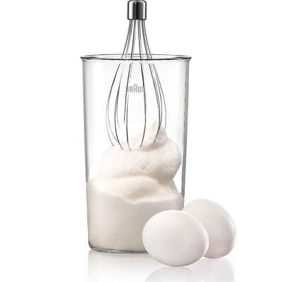 Блендер погружной Braun MQ3035WH Sauce 700Вт белый/синий