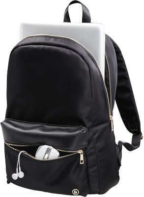 Рюкзак для ноутбука 14" Hama Mission, черный/золотистый полиэстер (00101588)