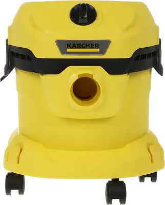Строительный пылесос Karcher WD 2 Plus V-12/6/18/C 1000Вт (уборка: сухая/влажная) желтый