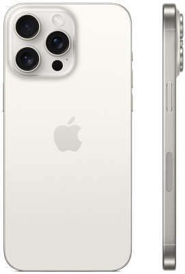 Смартфон Apple A3105 iPhone 15 Pro Max 1Tb белый титан моноблок 3G 4G 1Sim 6.7" 1290x2796 iOS 17 48Mpix 802.11 a/b/g/n/ac/ax NFC GPS GSM900/1800 Protect