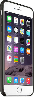 Кожаный чехол для iPhone 6 Plus/6S Plus Apple Leather Case, Black [MGQX2ZM/A]