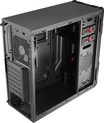 Корпус Aerocool GT Advance Black Edition, ATX, USB 3.0 , коннекторы 2x PCI-E (6+2-Pin), 4x SATA, 3x MOL