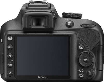 Цифровая фотокамера Nikon D3400 Black Kit (AF-P DX 18-55 мм f/3.5-5.6G VR)