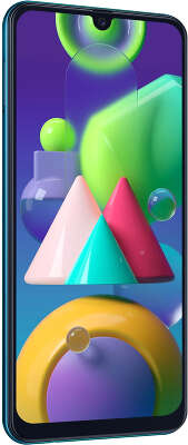 Смартфон Samsung SM-M215F Galaxy M21 64Гб Dual Sim LTE, бирюзовый (SM-M215FZGUSER)