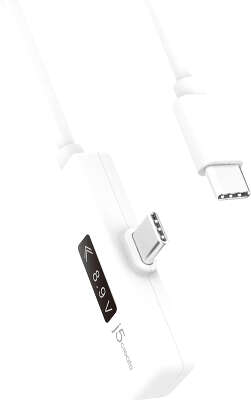 Кабель j5create USB-C to USB-C Dynamic Power Meter Charging Cable, 100W, 1.2 м [JUCP15]
