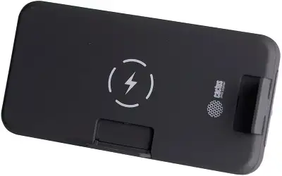Мобильный аккумулятор Cactus CS-PBFSQT-10000 10000mAh QC/PD 18W 3A USB-A/USB-C беспров.зар. черный