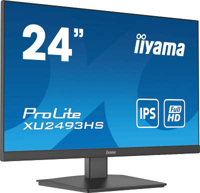 Монитор 24" Iiyama ProLite XU2493HS-B4 IPS FHD D-Sub, HDMI, DP