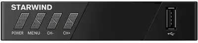 Цифровая ТВ-приставка Starwind CT-140 черный