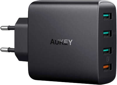 Зарядное устройство Aukey 4xUSB Wall Charger 42 Вт, Quick Charge 3.0 [PA-T18]