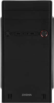Корпус Digma DC-MATX102-U2, черный, mATX, Без БП (DC-MATX102-U2)