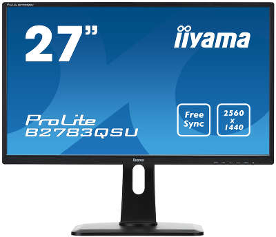 Монитор 27" Iiyama B2783QSU-B1 черный