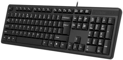 Клавиатура проводная A4TECH KK-3 black (USB, 104 клавиши) (KK-3 USB (BLACK))