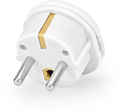 Адаптер-переходник Buro BU-PA01-W (1 розетка) белый (пакет ПЭ)