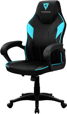 Игровое кресло ThunderX3 EC1 AIR, Black/Cyan