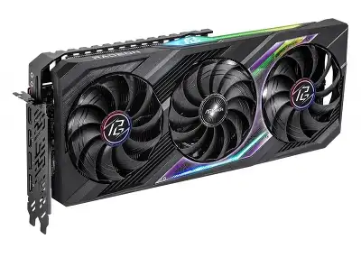 Видеокарта Asrock PCI-E 4.0 RX7700XT PG 12GO AMD Radeon RX 7700XT 12Gb 192bit GDDR6 2276/18000 HDMIx1 DPx3 HDCP Ret