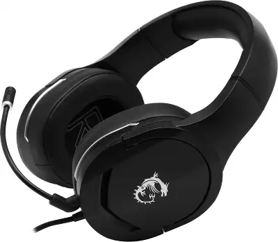Наушники с микрофоном MSI Immerse GH20 черный 1.5м накладные оголовье (S37-2101060-SV1)