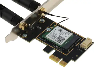 Сетевой адаптер Wi-Fi + Bluetooth Cudy WE3000 AX3000 PCI Express (ант.внеш.съем) 2ант.