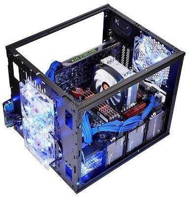 Корпус Thermaltake V21, черный, mATX, Без БП (CA-1D5-00S1WN-00)