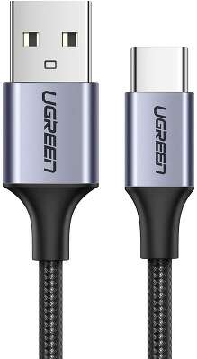 Кабель UGREEN US288 (60125) USB-A 2.0 to USB-C Cable Nickel Plating Aluminum Braid. Длина 0,5 м. Цвет: черный