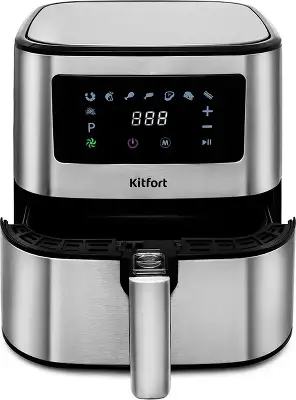 Аэрогриль Kitfort KT-2228 1700Вт серебристый