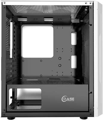 Корпус PowerCase Mistral Micro Z3W Mesh LED, белый, mATX, Без БП (CMIMZW-L3)