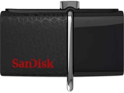 SanDisk USB Drive 32Gb Ultra Dual SDDD2-032G-GAM46 {USB3.0, Black}  
