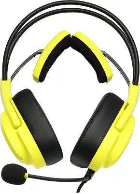 Наушники с микрофоном A4Tech Bloody G575 Punk желтый/черный 2м мониторные USB оголовье (G575 PUNK)