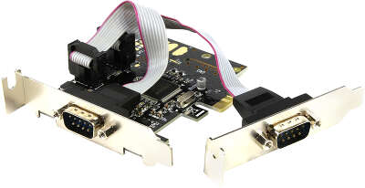 Контроллер Speed Dragon 2S PCI-Express I/O Card, 2xSerial RS232 Ports, Low Profile (FG-EMT03CL-1)