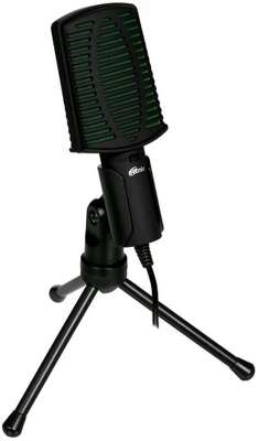 RITMIX RDM-126 PRO Black-Green {конденсаторный, всенаправленный, -30±3dB (0dB=1V / Pa на 1kHz), 50Hz-16kHz, ?2.2 k?, 3,5 мм, 1,8 м, пластик}