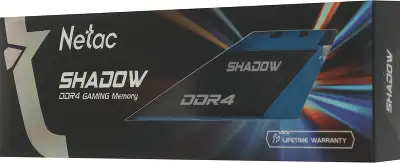 Память DDR4 8GB 2666MHz Netac NTSDD4P26SP-08B Shadow RTL Gaming PC4-21300 CL19 DIMM 288-pin 1.2В с радиатором Ret