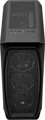 Корпус Aerocool Aero One Eclipse-G-BK-v1 черный без БП ATX 4x120mm 2x140mm 2xUSB3.0 audio bott PSU