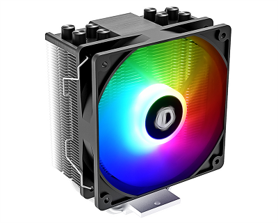 Кулер для процессора ID-COOLING SE-214-XT ARGB LGA1700/1200/115X/AM4 (16шт/кор, TDP 180W, PWM, 4 тепл.трубки прямого контакта, FAN 120mm, Addressable RGB LED) RET