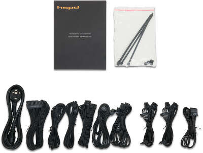 Блок питания/ Power Supply HSPD, 750W 80+ Gold (ATX, 3.1, PCIe 5.1, Full modular, 1x24(20+4)pin 600mm, 2xCPU 8(4+4)pin 700mm, 2xPCIe*2 8(6+2)pin 550+150mm, 1x12V(2x6) 12+4pin 600W 550mm 2xSATA*3 500+150+150mm, 1xMOLEX4pin*3+FDD 500+150+150+150mm , Active,