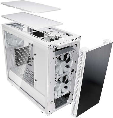 Корпус Fractal Design Define R6 USB-C TG, белый, ATX, Без БП (FD-CA-DEF-R6C-WT-TGC)