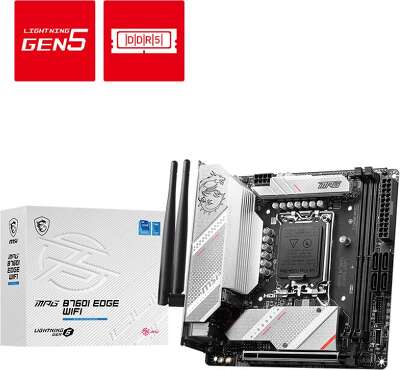 Материнская плата mini-ITX LGA1700 MSI MPG B760I EDGE WIFI