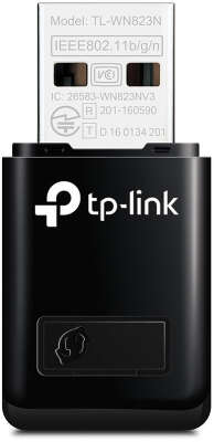 Адаптер Wi-Fi TP-LINK TL-WN823N (N300, 802.11b/g/n, 2.4ГГц, USB 2.0) (TL-WN823N)